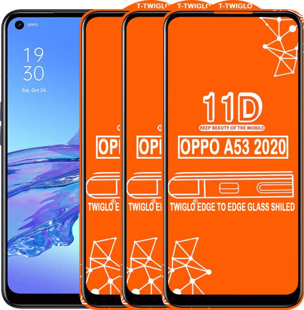 TWIGLO Edge To Edge Tempered Glass for OPPO A53 2020