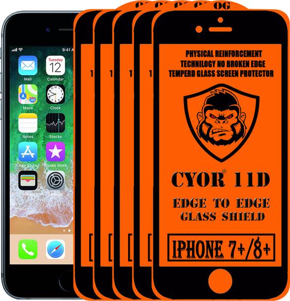 CYOR Edge To Edge Tempered Glass for Apple iPhone 8 Plus