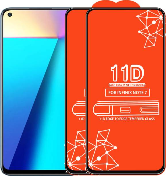 Roxel Edge To Edge Tempered Glass for Infinix Note 7