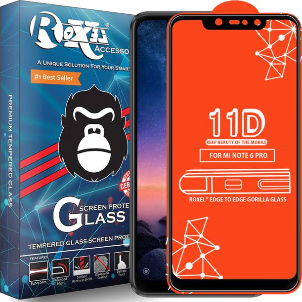 Roxel Edge To Edge Tempered Glass for Mi Redmi Note 6 Pro