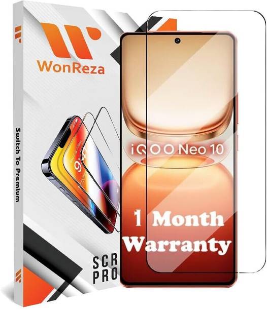 WonReza Edge To Edge Tempered Glass for iQOO Neo 10 5G, iQOO Neo 10R 5G