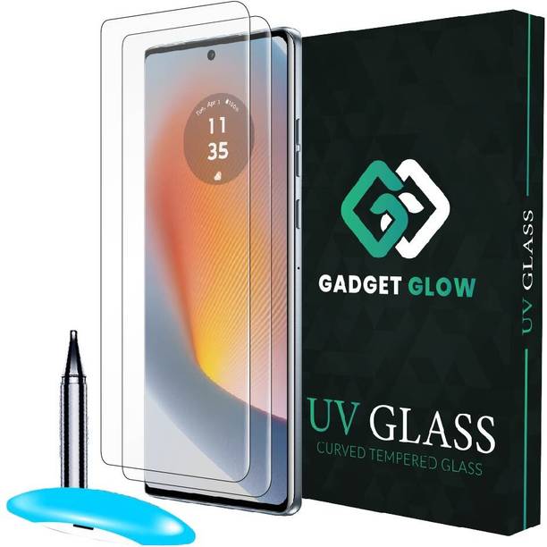 Gadget Glow Edge To Edge Tempered Glass for Motorola Mo...