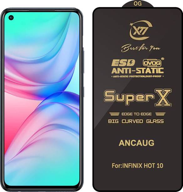 SuperX Edge To Edge Tempered Glass for INFINIX HOT 10