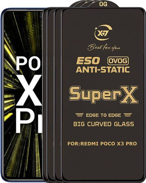 ANILUQ Edge To Edge Tempered Glass for REDMI POCO X3 PRO