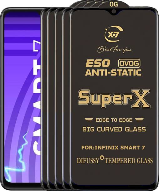 Difussy Edge To Edge Tempered Glass for INFINIX SMART 7