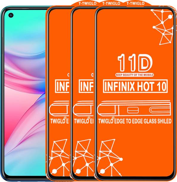 TWIGLO Edge To Edge Tempered Glass for INFINIX HOT 10