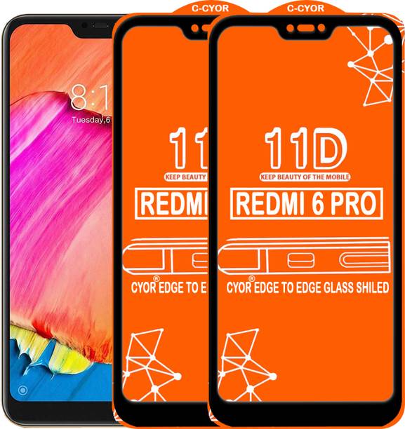 CYOR Edge To Edge Tempered Glass for Mi Redmi 6 pro