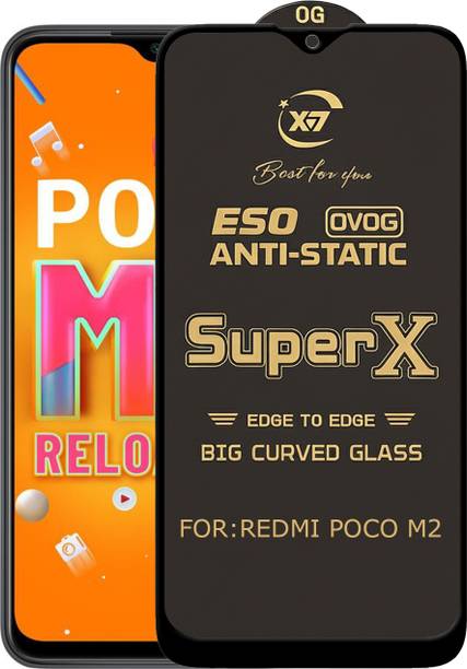 ANILUQ Edge To Edge Tempered Glass for REDMI POCO M2