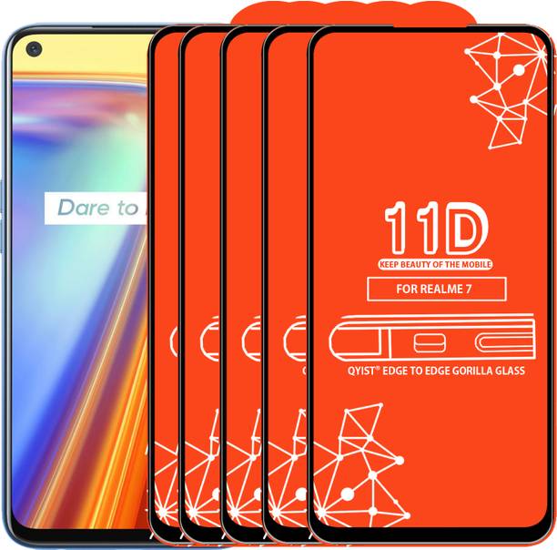 Qyist Edge To Edge Tempered Glass for Realme 7