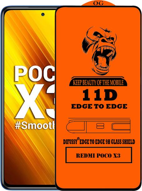Difussy Edge To Edge Tempered Glass for REDMI POCO X3