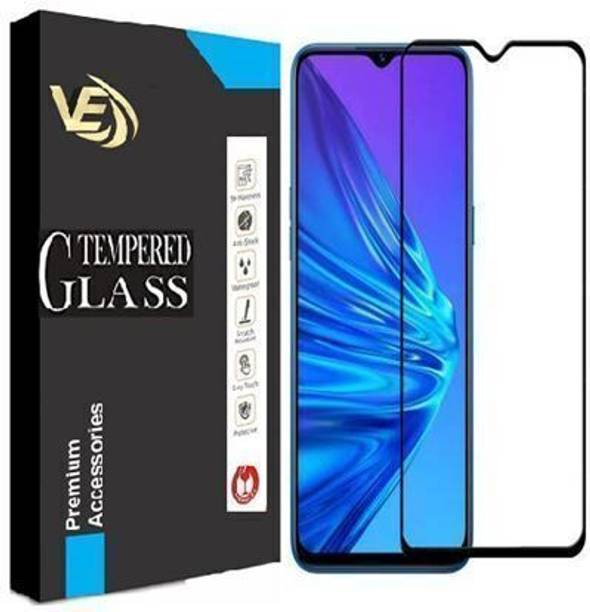 VILLA Edge To Edge Tempered Glass for Realme Narzo 20 / Realme Narzo 20A / Realme C11 / Realme C12 / Realme C15 / Realme C3 / Realme 5 / Realme 5i / Realme 5s / Oppo A9 2020 / Oppo A5 2020 / Realme Narzo 10 - 9H Hardness, Oleophobic Coating, Bubble-Free Screen Protector