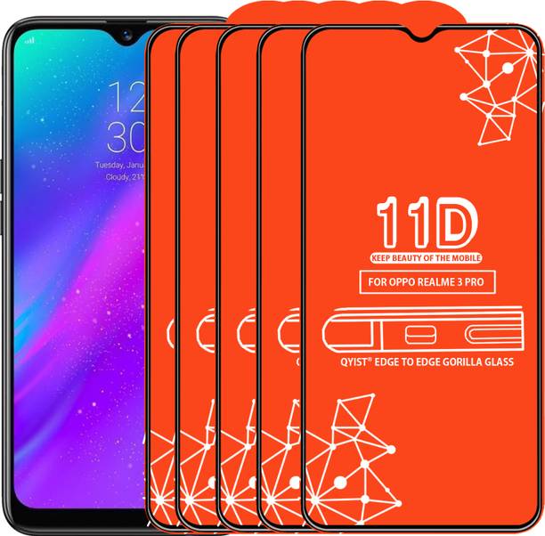 Qyist Edge To Edge Tempered Glass for Realme 3 Pro