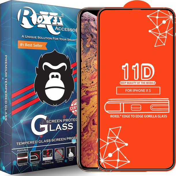 Roxel Edge To Edge Tempered Glass for Apple iPhone XS