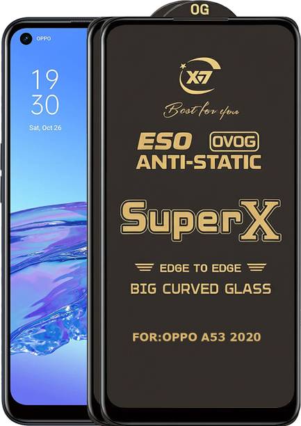 ANILUQ Edge To Edge Tempered Glass for OPPO A53 2020