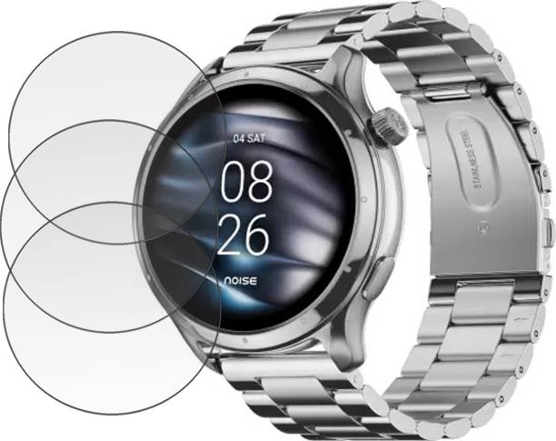 DAMDAM Edge To Edge Tempered Glass for Noise Mettle 1.4 Smartwatch (Not A Tempered Glass)