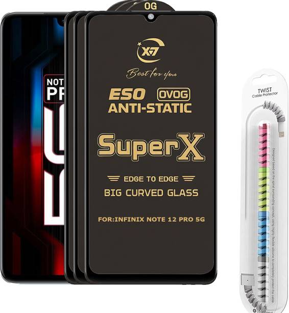 TWIGLO Edge To Edge Tempered Glass for INFINIX NOTE 12 PRO 5G