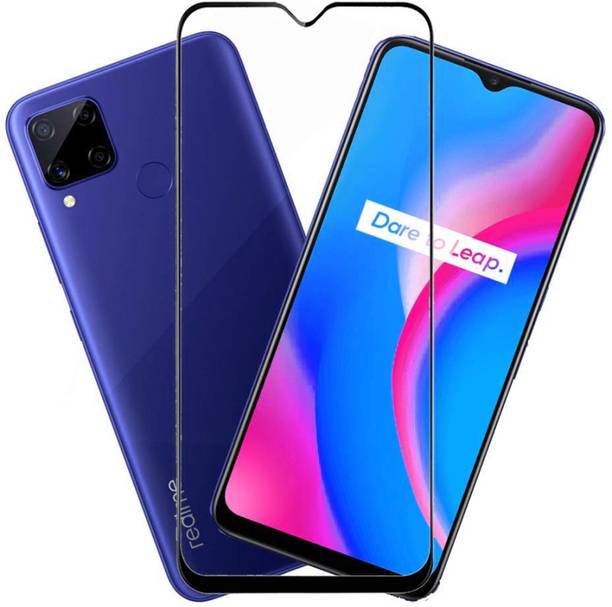 RCHJV Edge To Edge Tempered Glass for realme C15