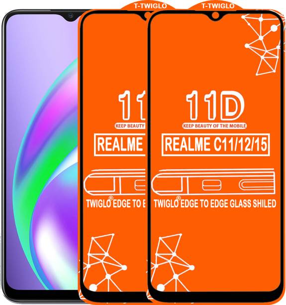 TWIGLO Edge To Edge Tempered Glass for REALME C12