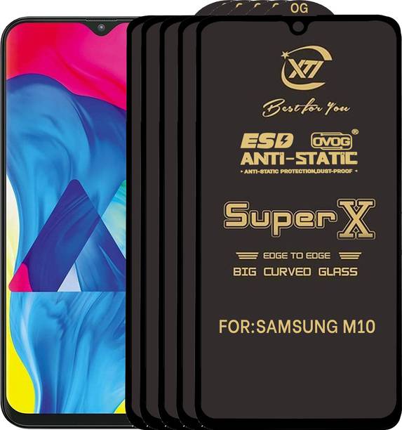 ANILUQ Edge To Edge Tempered Glass for Samsung Galaxy M10
