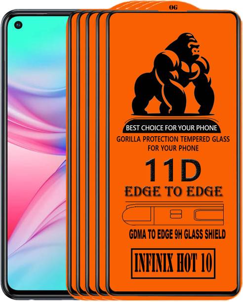 GDMA Edge To Edge Tempered Glass for INFINIX HOT 10