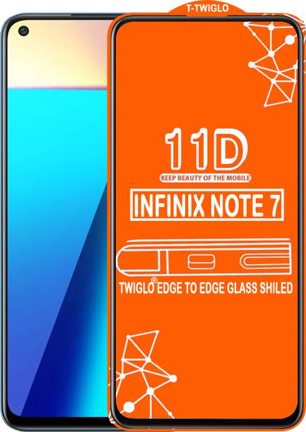 TWIGLO Edge To Edge Tempered Glass for INFINIX NOTE 7