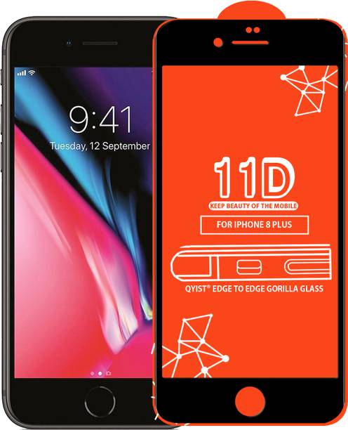 Qyist Edge To Edge Tempered Glass for Apple iPhone 8 Plus