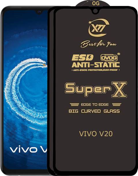 ANILUQ Edge To Edge Tempered Glass for VIVO V20