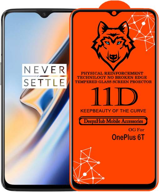 DeepzHub Edge To Edge Tempered Glass for OnePlus 6T