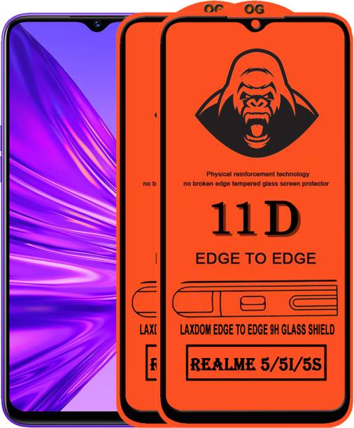Laxdom Edge To Edge Tempered Glass for REALME 5S