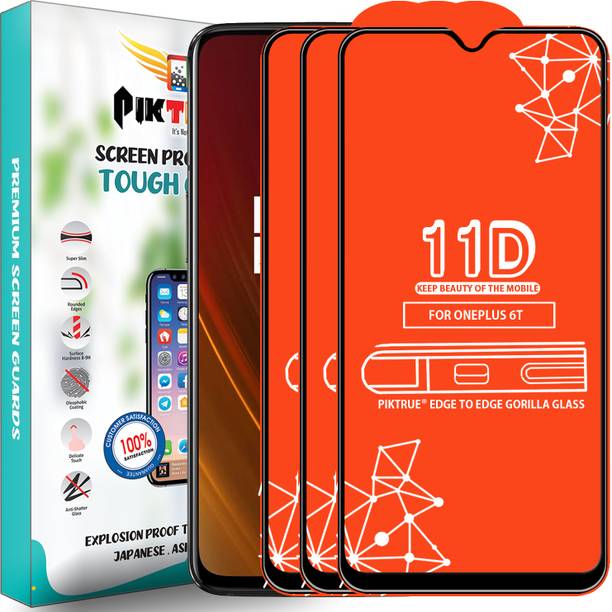 PikTrue Edge To Edge Tempered Glass for OnePlus 6T