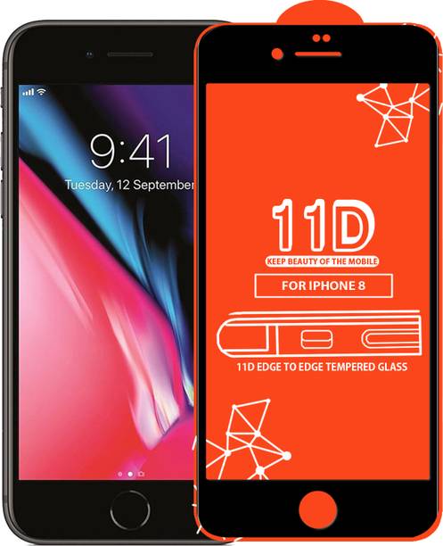 Qyist Edge To Edge Tempered Glass for Apple iPhone 8