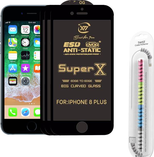TWIGLO Edge To Edge Tempered Glass for Apple iPhone 8 Plus