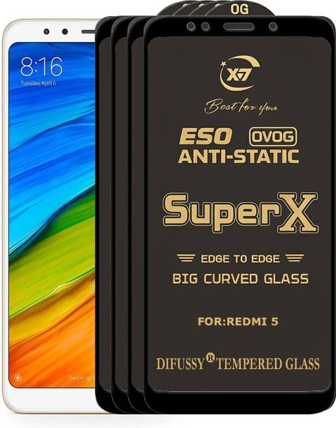 Difussy Edge To Edge Tempered Glass for Mi Redmi 5