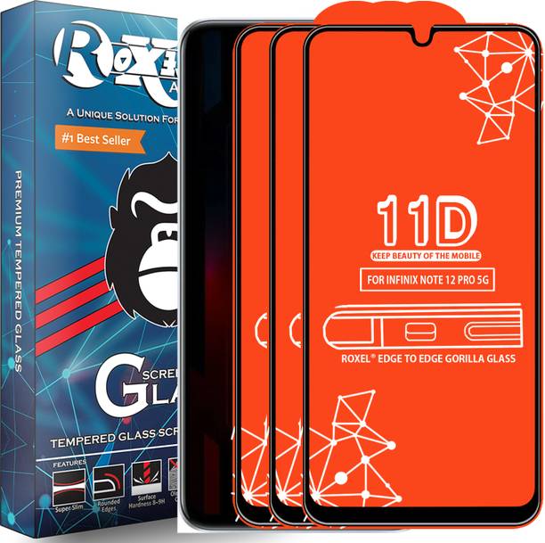 Roxel Edge To Edge Tempered Glass for Infinix Note 12 Pro 5G