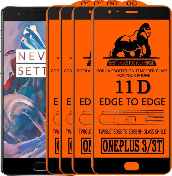 TWIGLO Edge To Edge Tempered Glass for OnePlus 3T