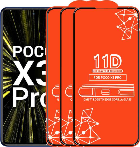 Qyist Edge To Edge Tempered Glass for Poco X3 Pro