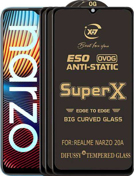 Difussy Edge To Edge Tempered Glass for REALME NARZO 20