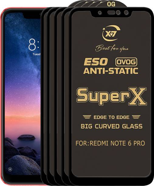 ANILUQ Edge To Edge Tempered Glass for Mi Redmi Note 6 Pro