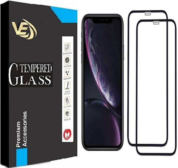 VILLA Edge To Edge Tempered Glass for Apple iphone XR / 11 - 9H Hardness, Oleophobic Coating, Bubble-Free Screen Protector