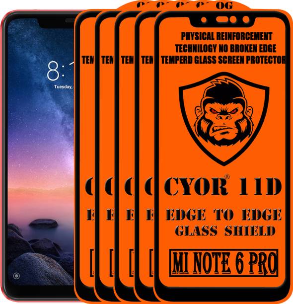 CYOR Edge To Edge Tempered Glass for Mi Redmi Note 6 Pro
