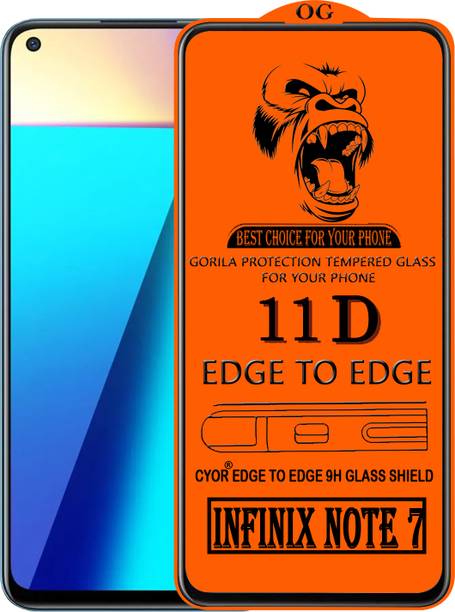CYOR Edge To Edge Tempered Glass for INFINIX NOTE 7