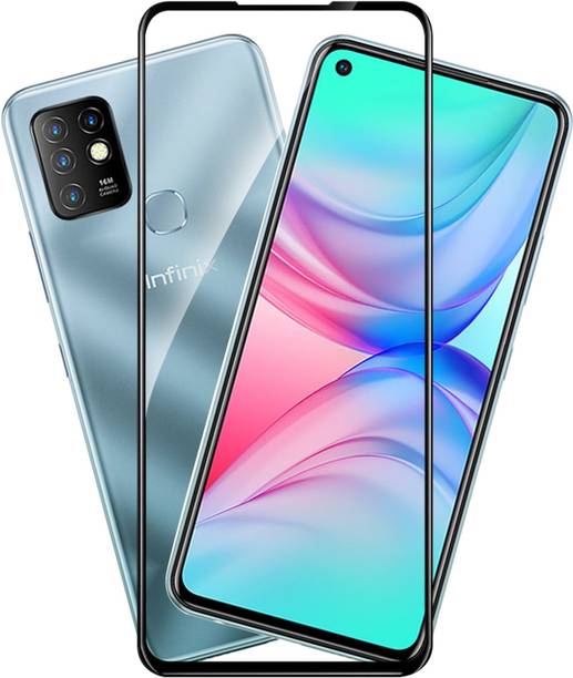 RCHJV Edge To Edge Tempered Glass for Infinix Hot 10