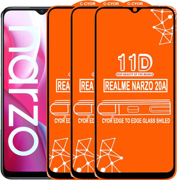 CYOR Edge To Edge Tempered Glass for REALME NARZO 20A
