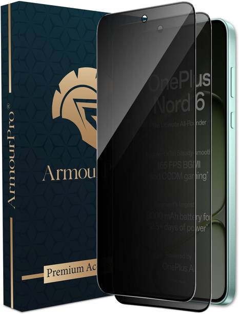 ArmourPro Edge To Edge Tempered Glass for OnePlus Nord 6 5G, Nord 6, One Plus Nord 6, Privacy Anti Spy Glass