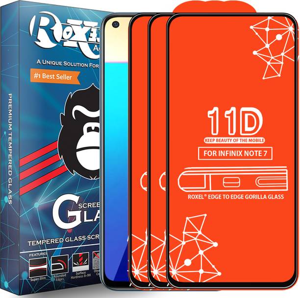 Roxel Edge To Edge Tempered Glass for Infinix Note 7