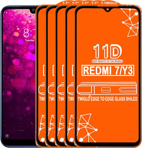 TWIGLO Edge To Edge Tempered Glass for REDMI Y3