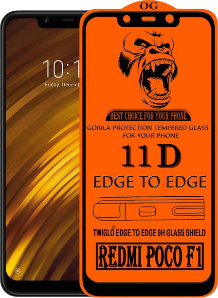 TWIGLO Edge To Edge Tempered Glass for POCO F1