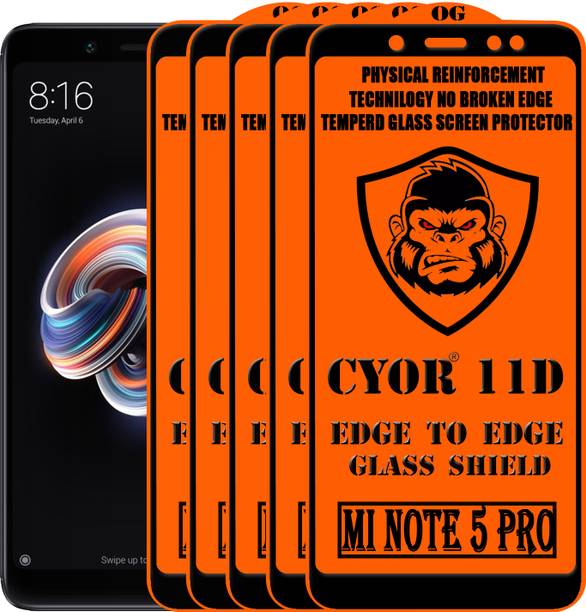 CYOR Edge To Edge Tempered Glass for Mi Redmi Note 5 Pro