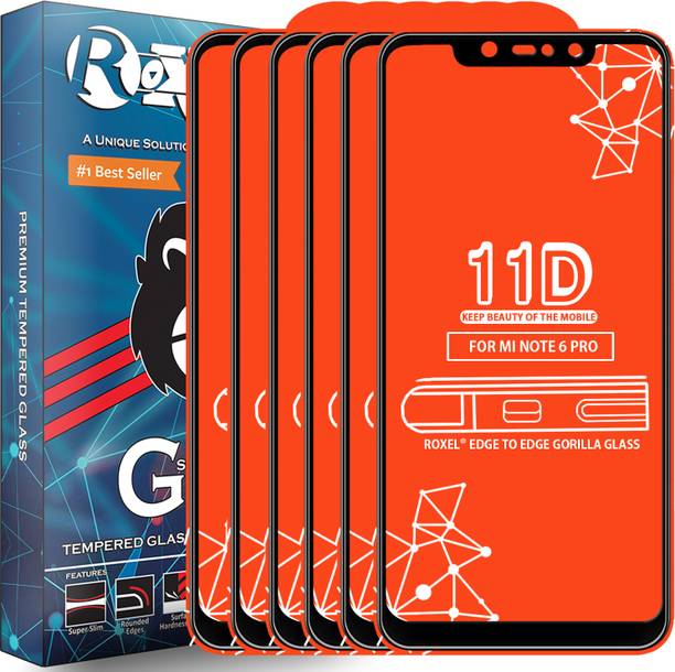 Roxel Edge To Edge Tempered Glass for Mi Redmi Note 6 Pro