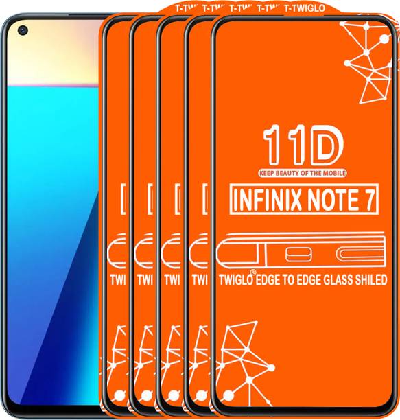 TWIGLO Edge To Edge Tempered Glass for INFINIX NOTE 7